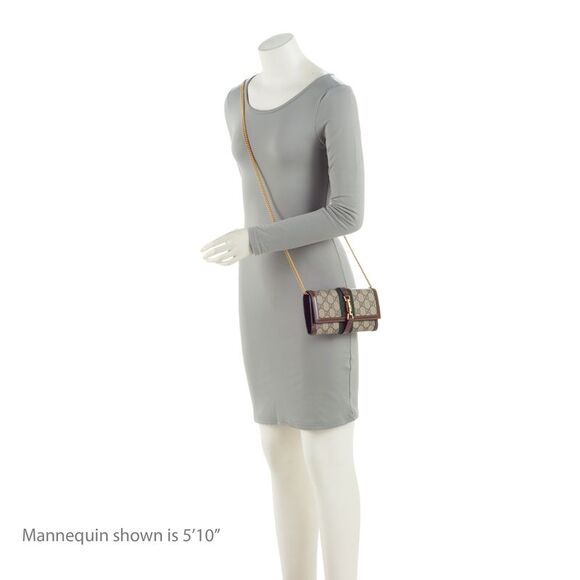 Gucci GG Supreme Jackie 1961 Chain Wallet - Picture 5 of 15